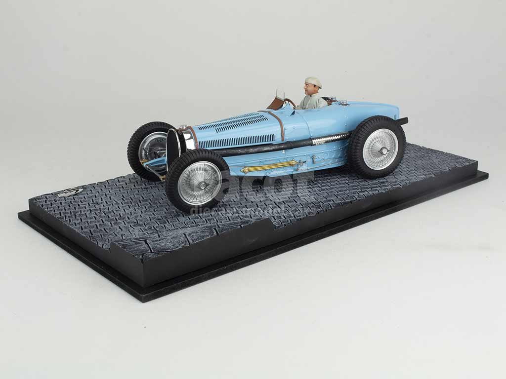 Le Mans miniatures 1/18 ブガッティ T59 Blue Le Mans Miniatures Bugatti Type 59 - Light Blue 1:18 - Slot