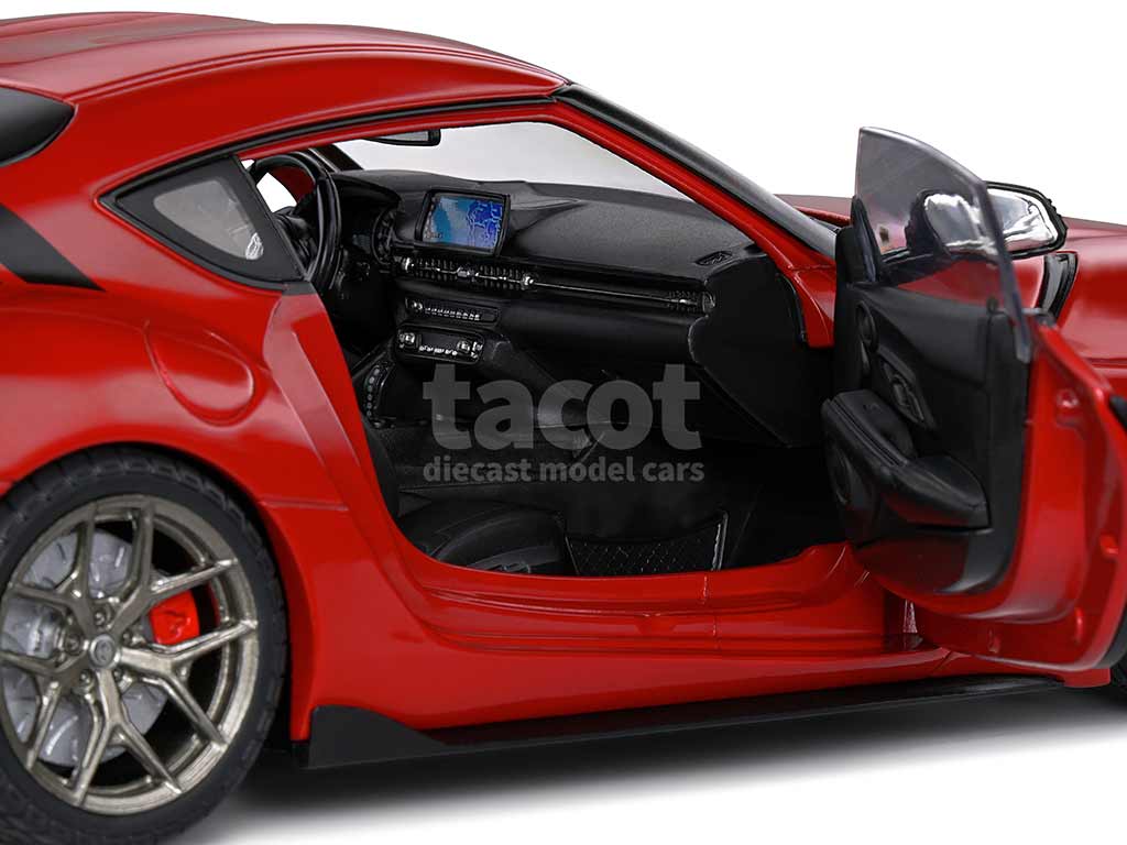 Toyota Supra GR Streetfighter 2023 Rouge – Solido 1/18, Miniature Métal Neuve