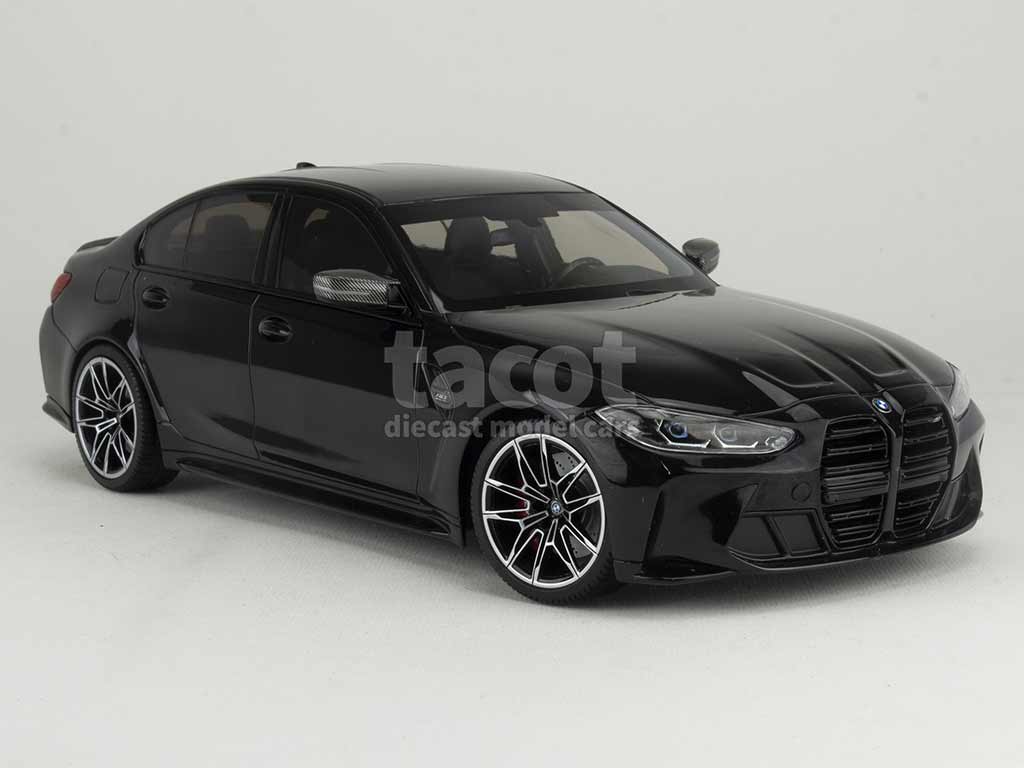 Maquette BMW M3 2020 - Minichamps 1:18 - Gris Métallisé - Die-cast Métal - Avec Boîte OVP