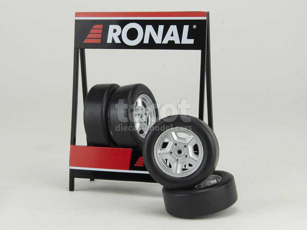 Divers Set 4 Wheels Ronal IXO 1/18 Autos Miniatures Tacot