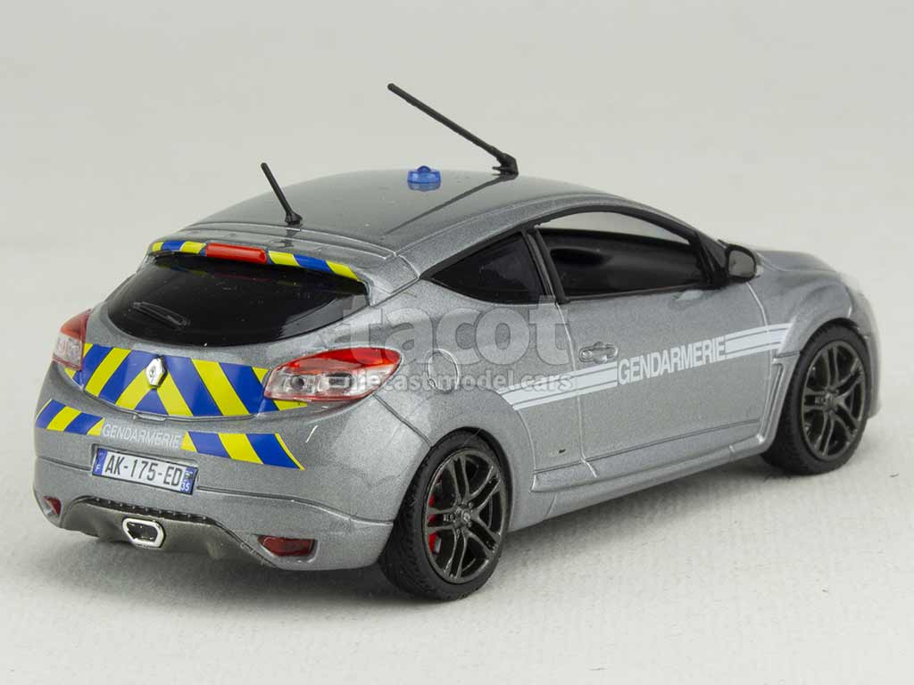 Voiture Miniature Norev 1/64 Renault Mégane Gendarmerie - Collection Renault Toys