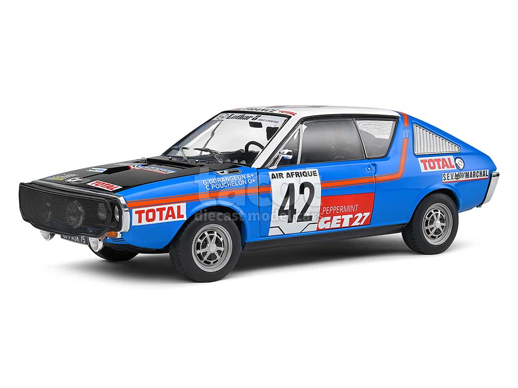 101527 Renault R17 Gordini Abidjan Nice Rally 1976