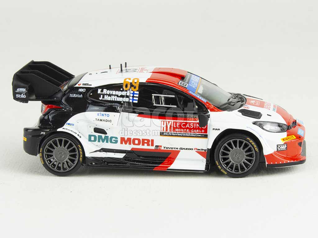 Ixo 1:18 Toyota GR Yaris Rally1 Hybrid #69 Rally Finland 2024 Rovanperä, Halttunen 18RMC218.22 model car 18RMC218.22 4895102347308