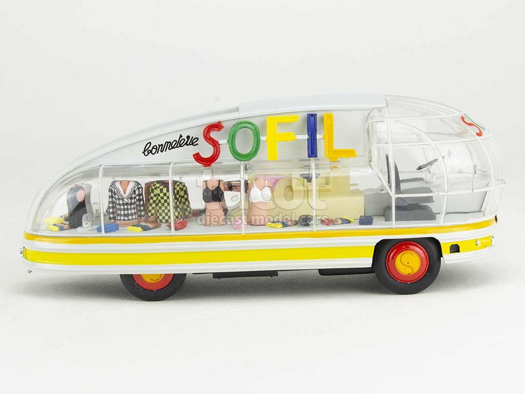 Modèle Réduit Perfex 1:43 Renault Truck 2.5T Sofil Tour De France 1952 - Jaune/rouge