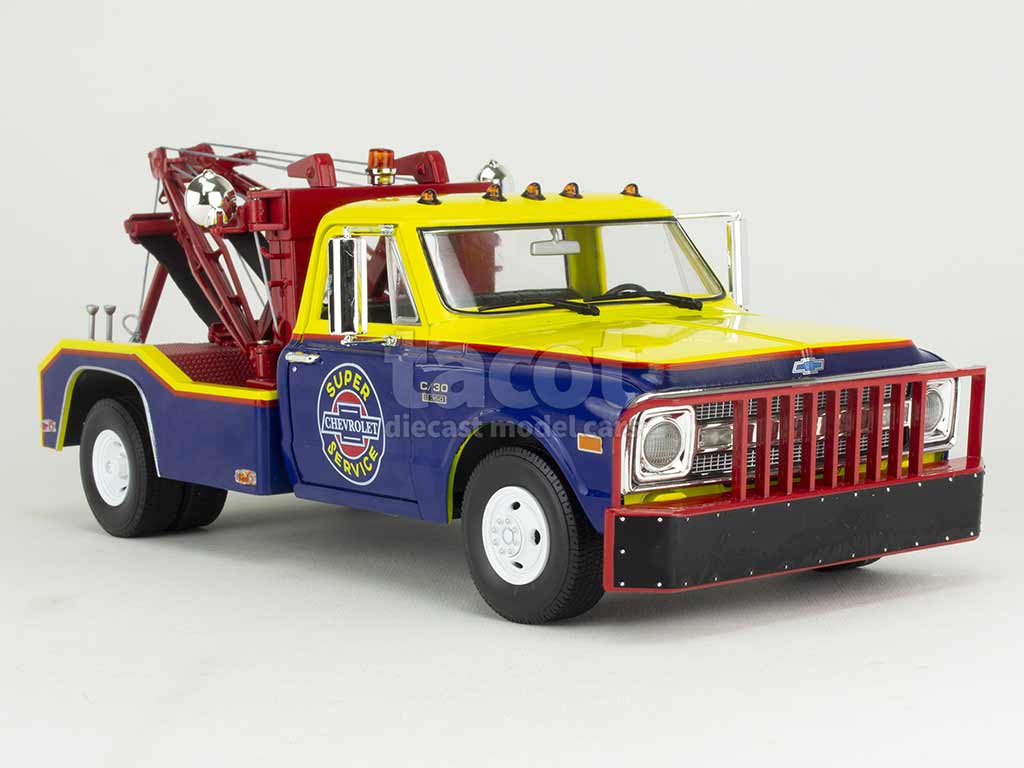 Modèle Dépanneuse Chevrolet C60 1970 Shell - 1/64 M2 Machines - Neuf Sous Boîte