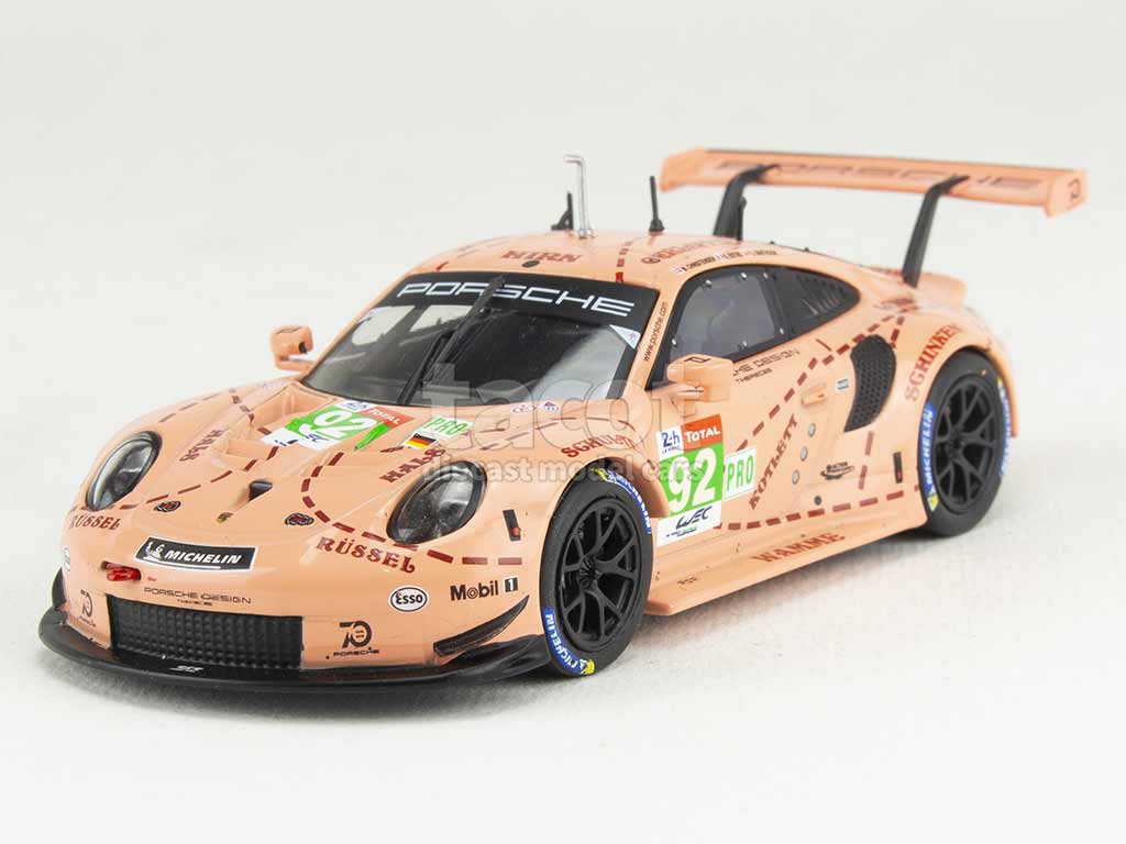 PORSCHE 911 GT3 RSR # 77 LE MANS 2013 AM au 1/18
