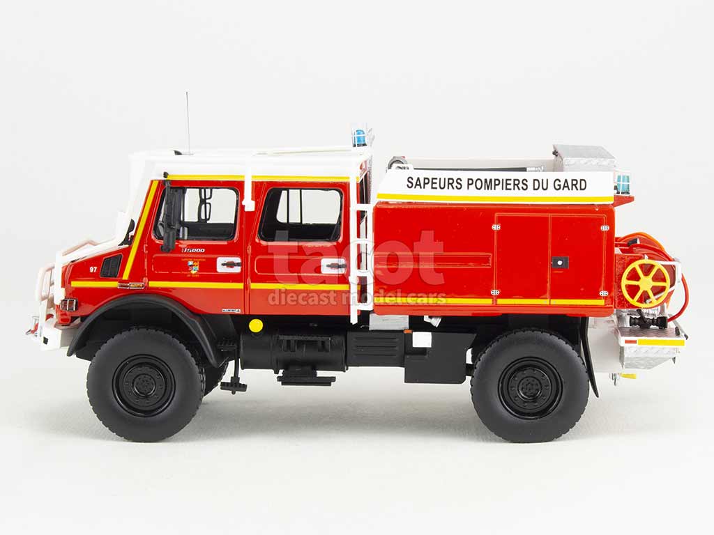 Modèle 1:43 ALERTE Aeronavale Modèle Réduit Mercedes Unimog U5000 SIDES