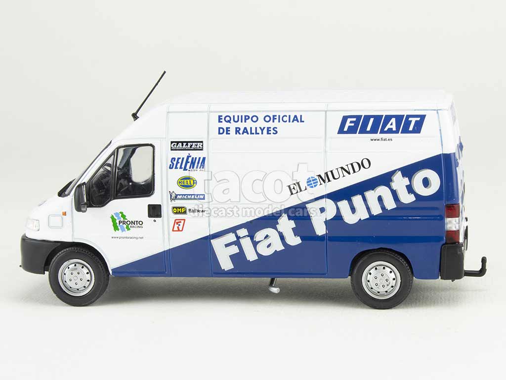 Décalcomanies 1/18 Fiat Ducato Assistance & Punto Rally Team – Colorado MC18012 UV Neuves