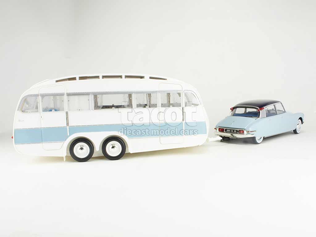 Citroën DS 19 1959 + Caravane Hénon 1/18 NOREV 181760 –