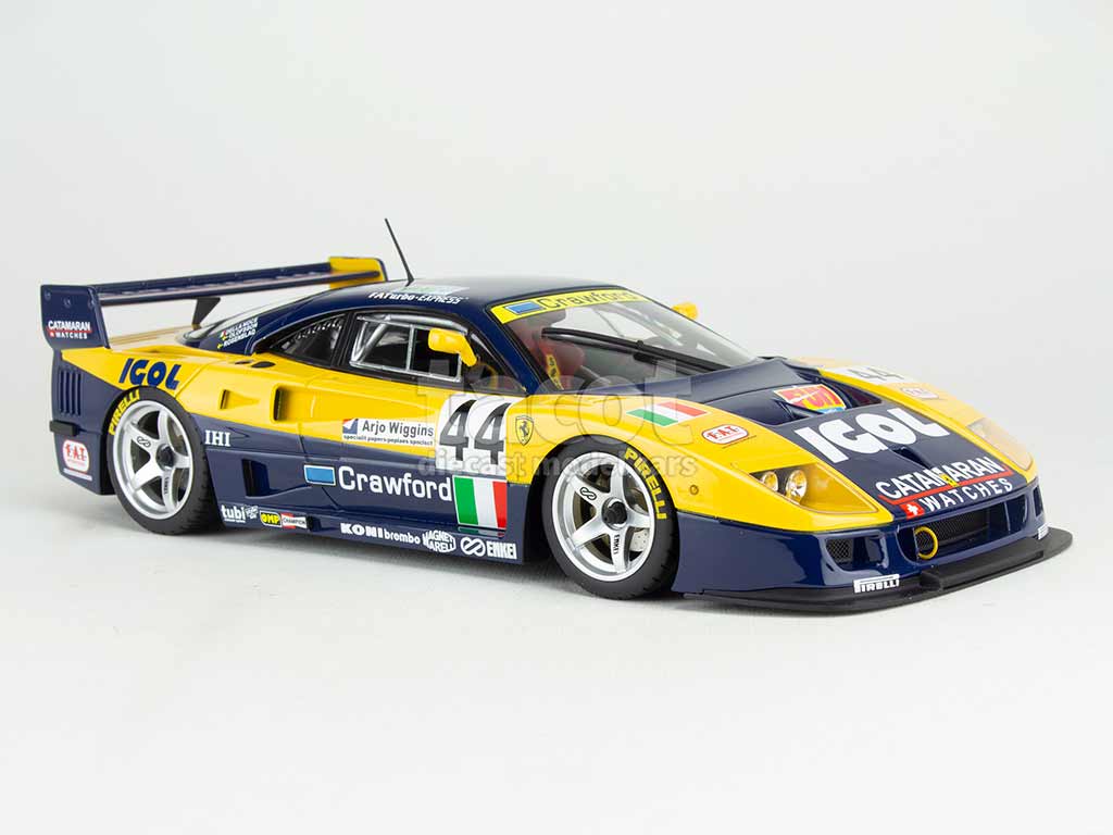 Ferrari F40 GTE 3.5L Turbo V8 Nr 56 24h Le Mans 1996 Pilot Pen Racing 1 18 Tecnomodel Tm18 286f