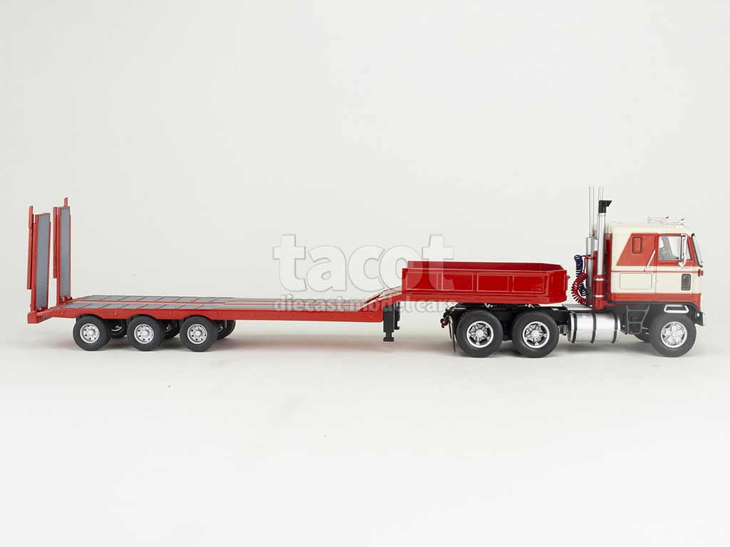GMC - Astro Semi-Remorque Porte Engin 1970 - Modèle Presse - 1/43