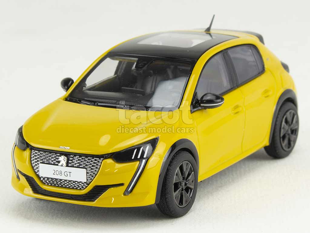 Peugeot 208 GT Pack 2022 Jaune Faro 1/43