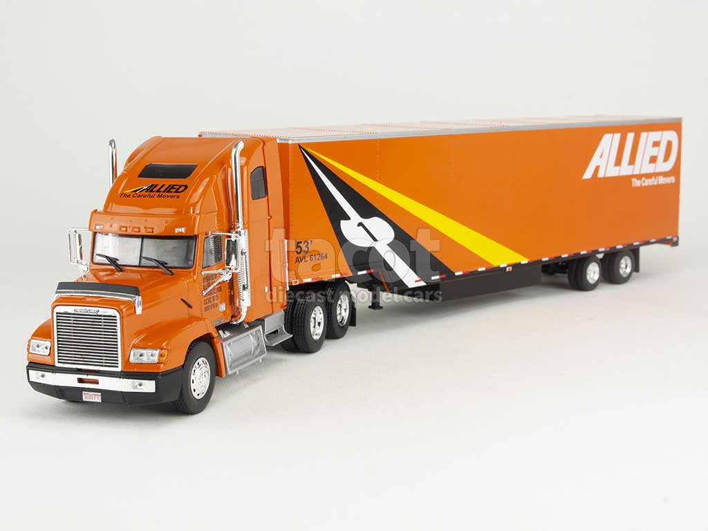 Camion Américain Altaya Freightliner FLD112 1990 Semi-remorque Fourgon échelle 1/43