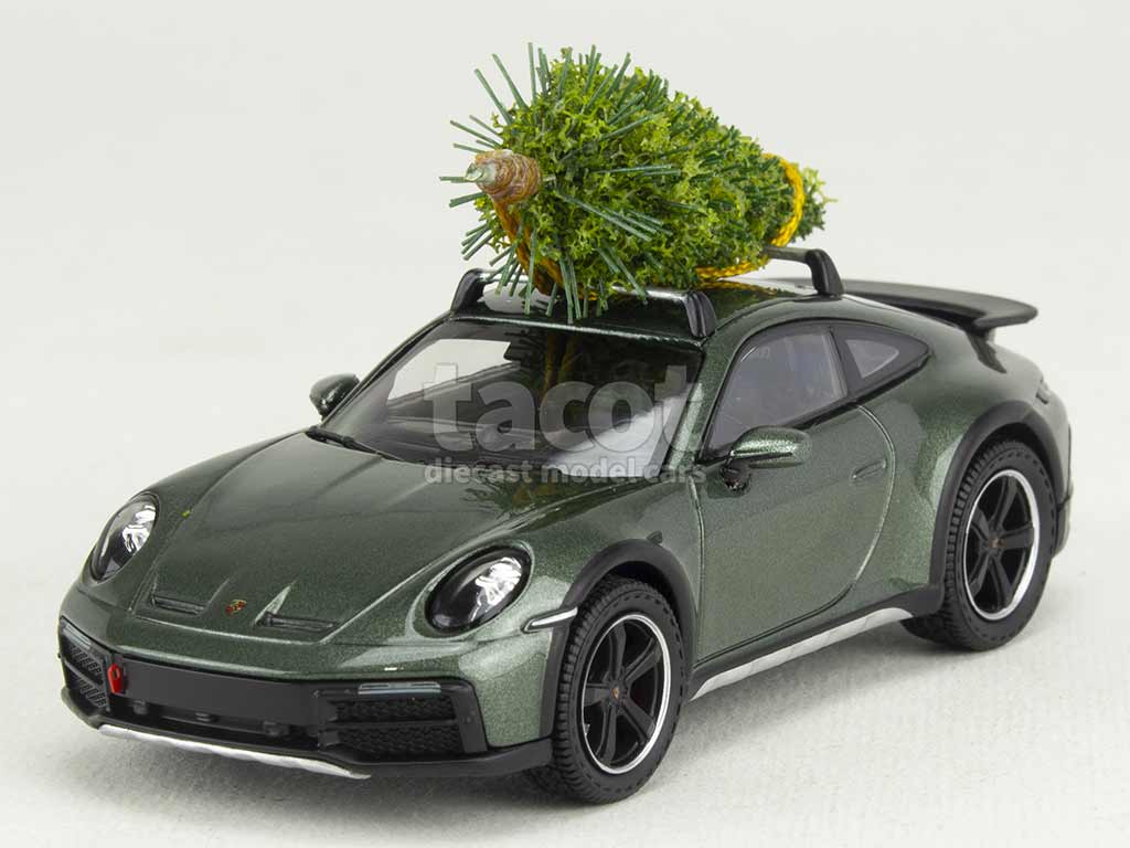1:43 SPARK PORSCHE 911 992 Dakar Coupe 2023 Shade Green WAP0200010PDKF