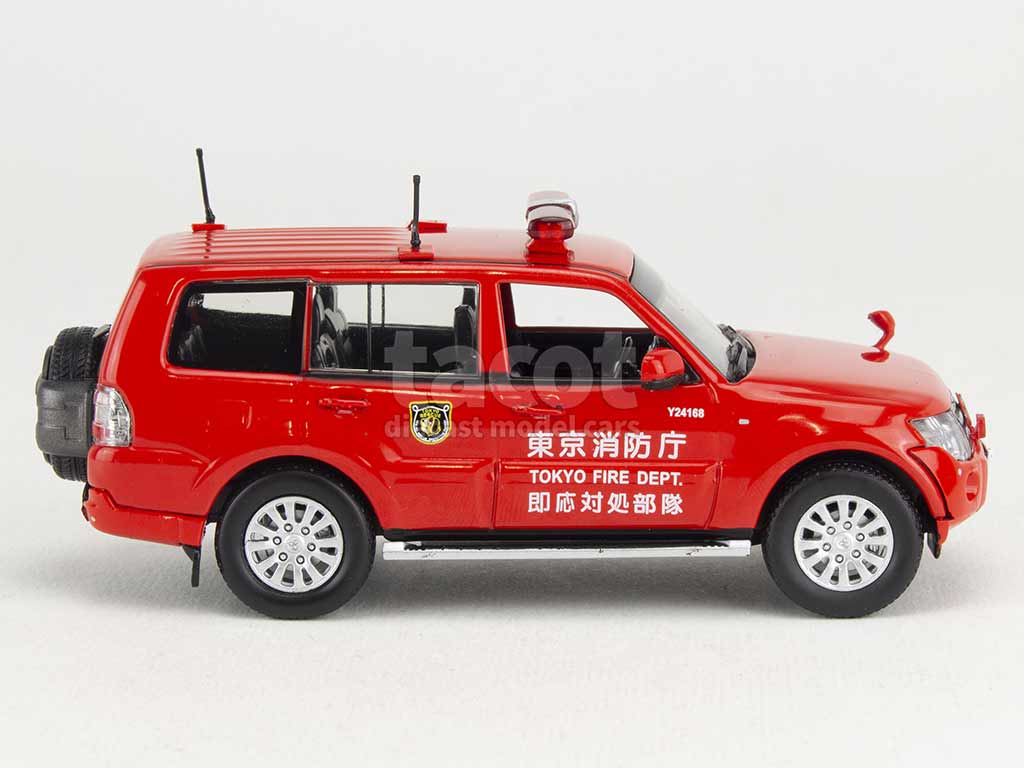 Modèle Réduit 1/43 Vitesse - Mitsubishi Pajero Pompiers De Hong Kong