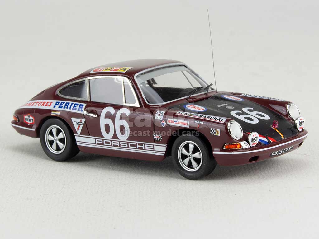 Porsche 911 T S #63 – 24h Du Mans 1969 – Trofeu 1/43 – Résine – Neuve