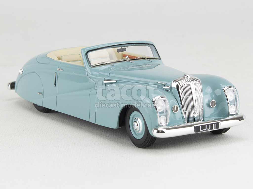 Mercedes 300SD W116 US version blue (Matrix) 1:43