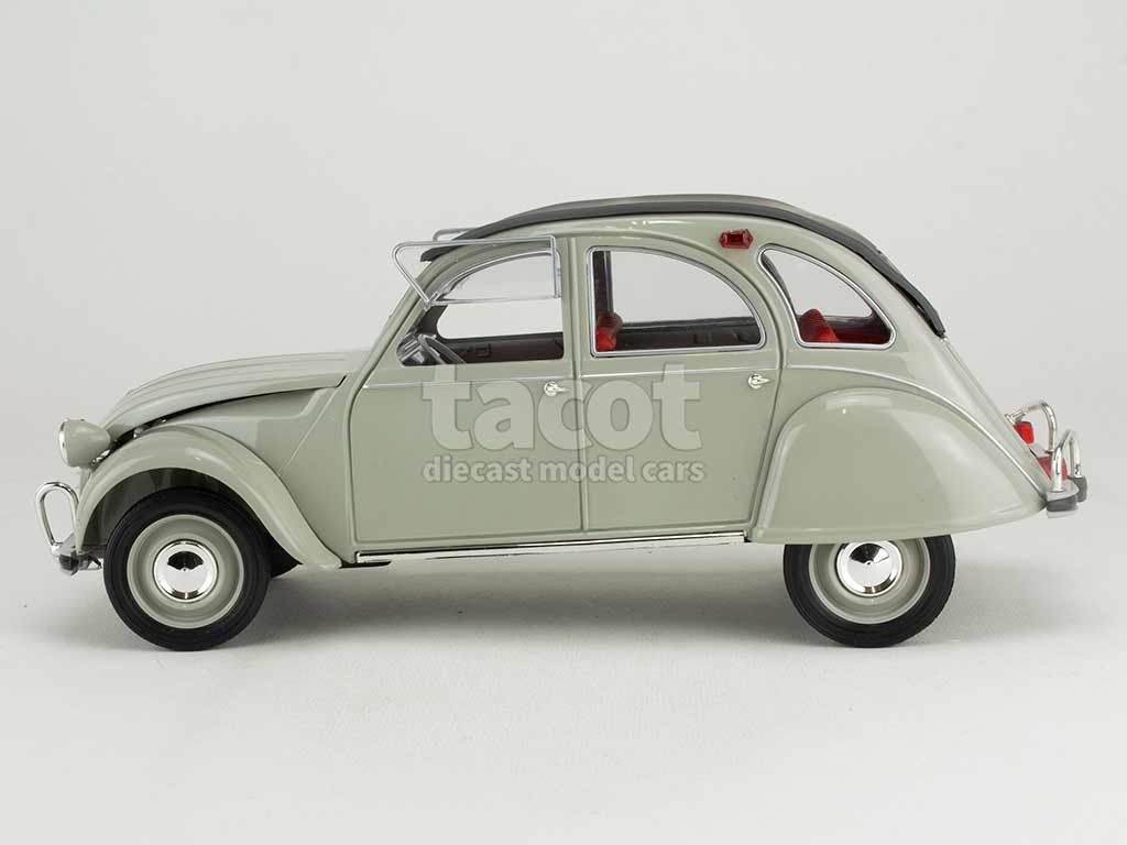 NOREV: NOREV NV181430 CITROEN 2CV AZAM 1966 ROSE' GRIS 1:18 Maquette  voiture - Vendiloshop