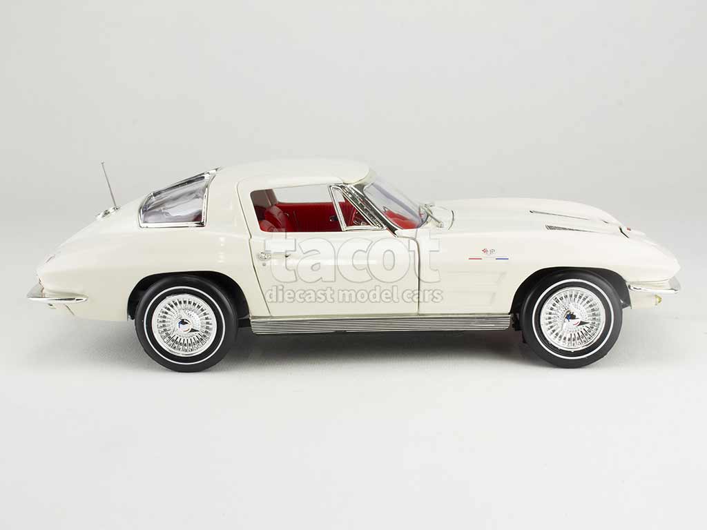 Modellino Chevrolet Corvette Stingray 1963 1:34-39 Blu Veicolo