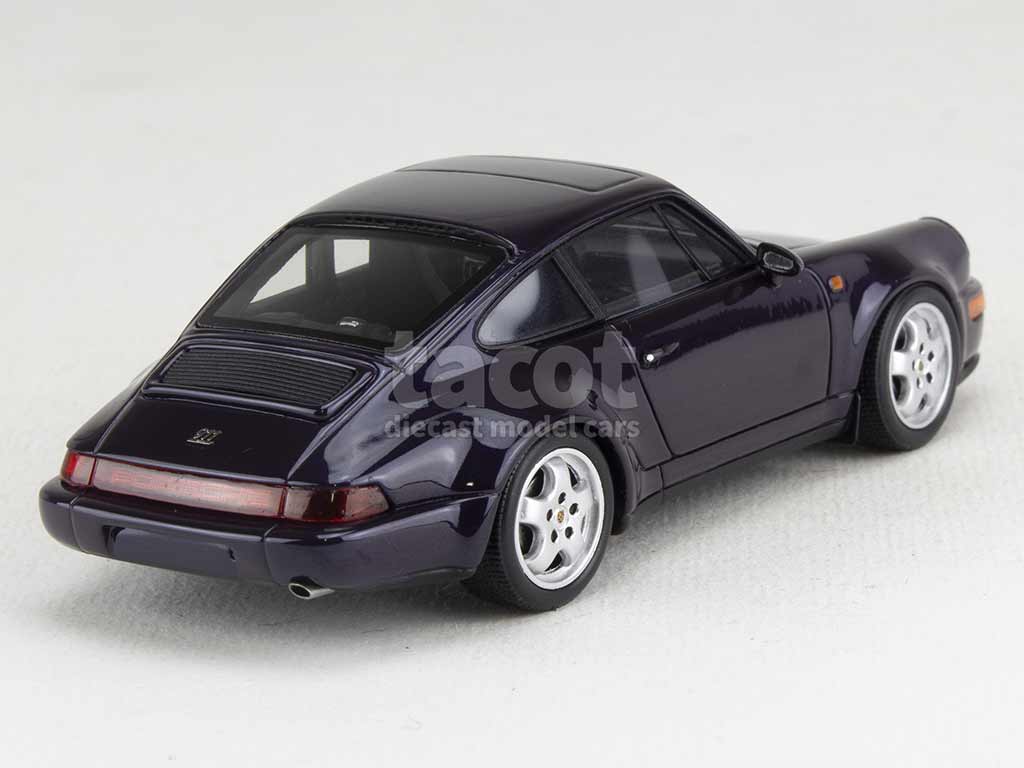 Modèle Réduit 1:64 Porsche 911 964 RS Mobil1 #8 - Spark Model, édition Porsche Carrera Cup 1992