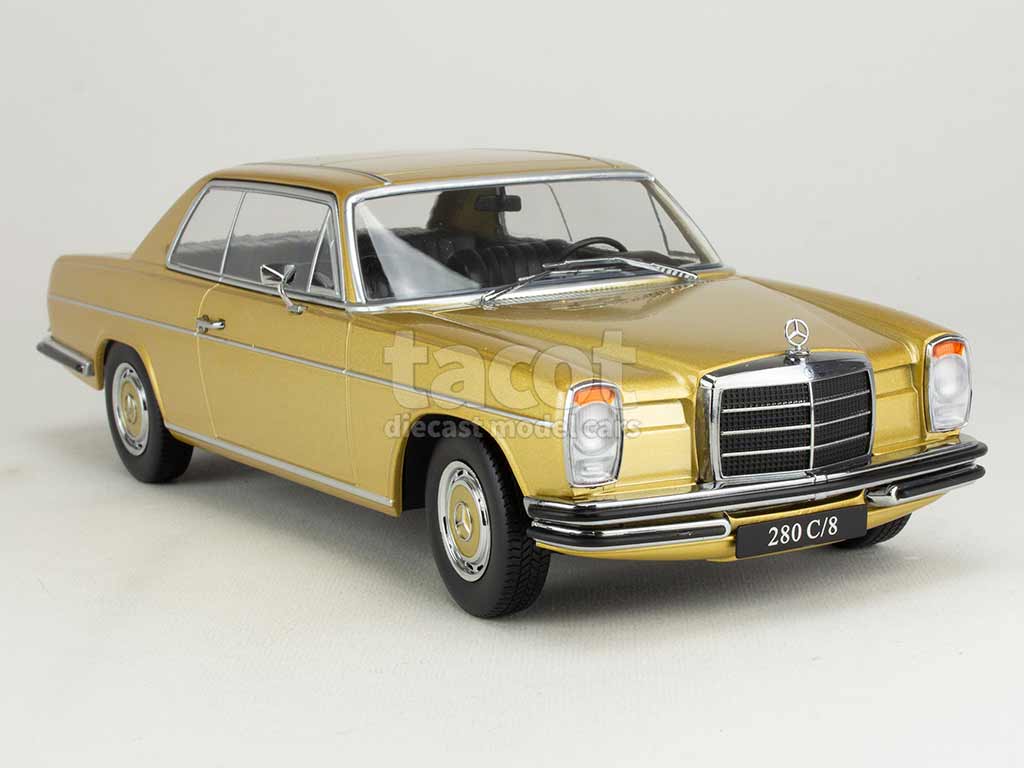 Modèle Réduit Mercedes-Benz 280 C/8 Coupé 1969 (W114) Au 1/18 Par KK-Scale - Neuf, Métal, Couleur Bleu !