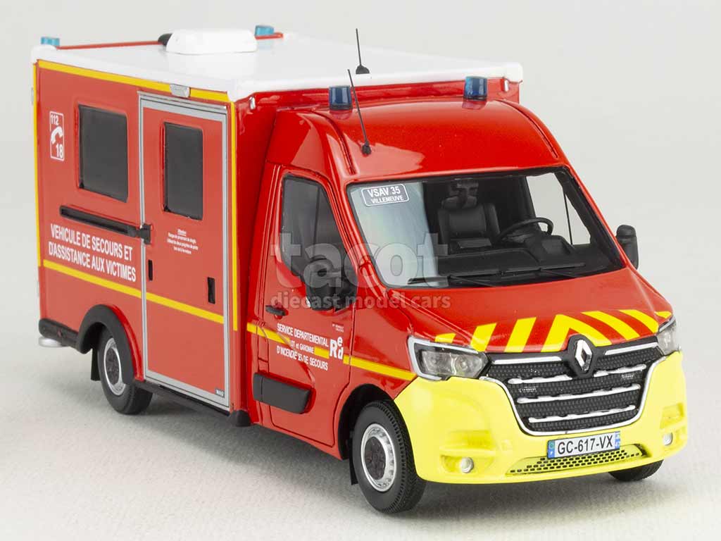 102717 Renault Master WAS VSAV Pompiers 2019