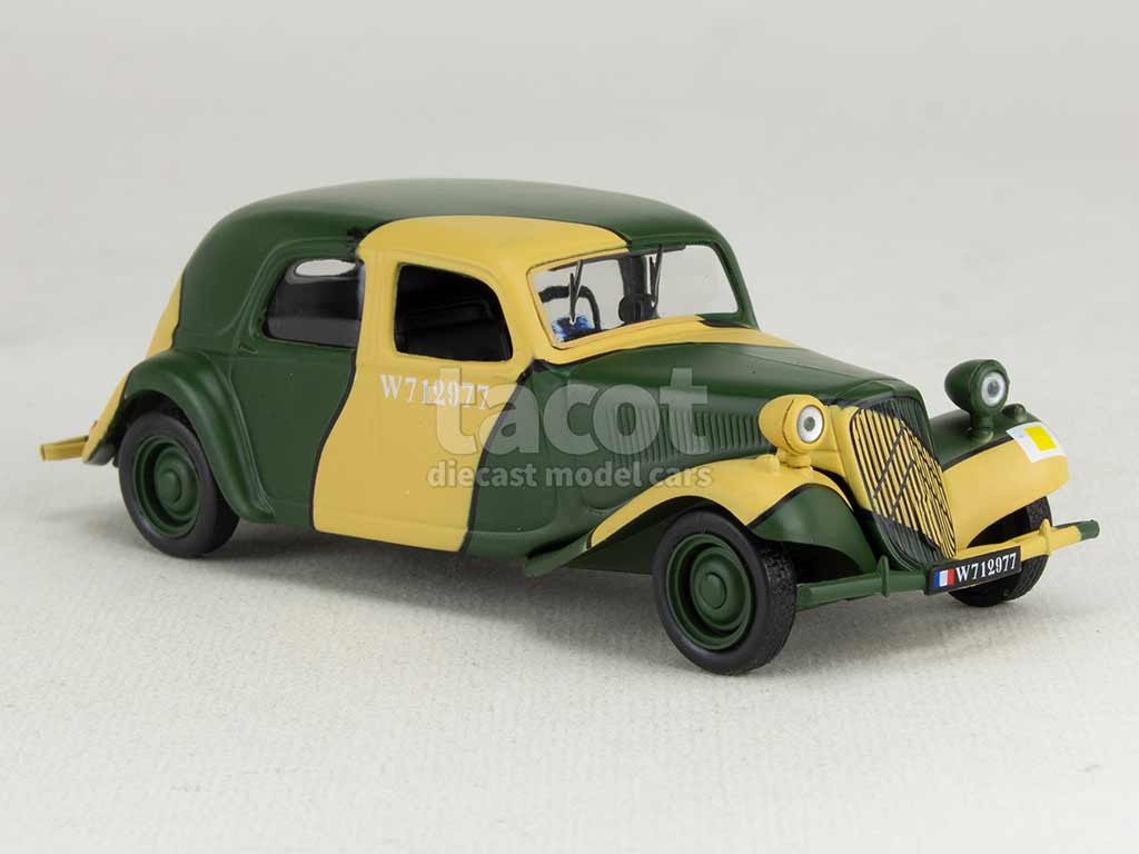 Modèle Réduit Citroën Traction 11 BL Militaire 1940 - Échelle 1/43 Atlas - Neuf Métal