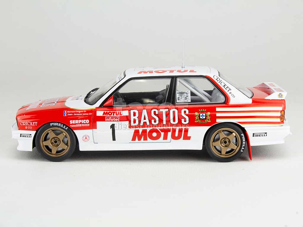 Miniature IXO BMW E30 M3 7ème Tour De Corse 1988, Beguin, échelle 1/24, Neuve
