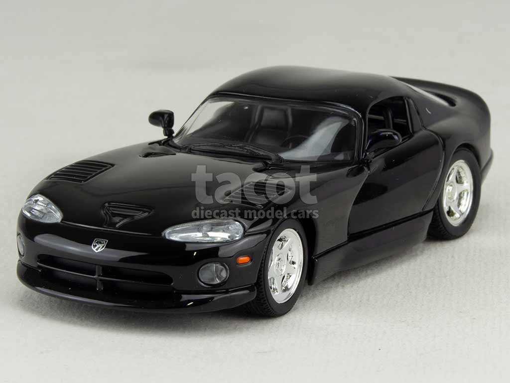 Dodge Viper Coupé 1993 Noire - Maxichamps 1/43 - Miniature Neuve