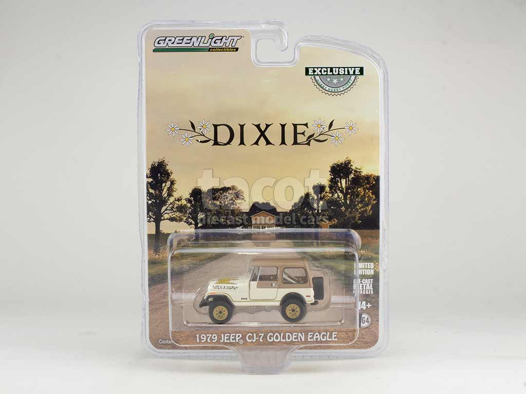 GREENLIGHT HOLLYWOOD SERIES 21 *LOST* 1977 "DHARMA Jeep CJ7 1:64 SCALE