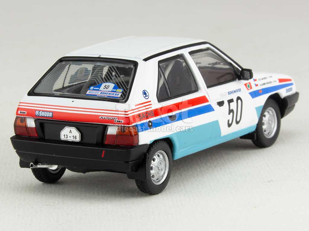IXO Skoda Favorit 136L #50 Berger Rallye Bohême 1989 1/43 RAC431SP.22