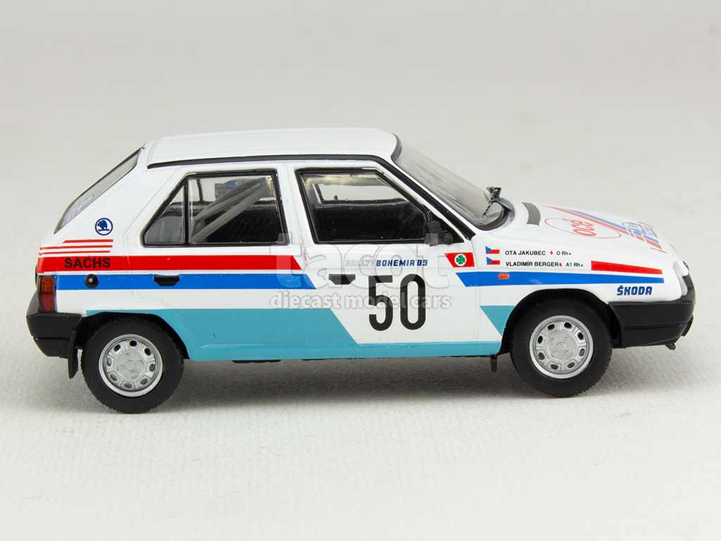 SKODA Favorit 136L #50 Rallye Bohemia - 1989 au 1/43 de IXO RAC431