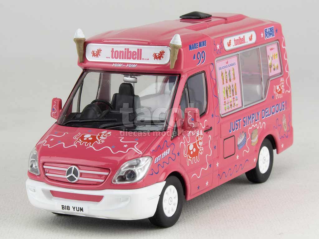 Mercedes - Sprinter Whitby Ice Cream Van - Oxford - 1/43