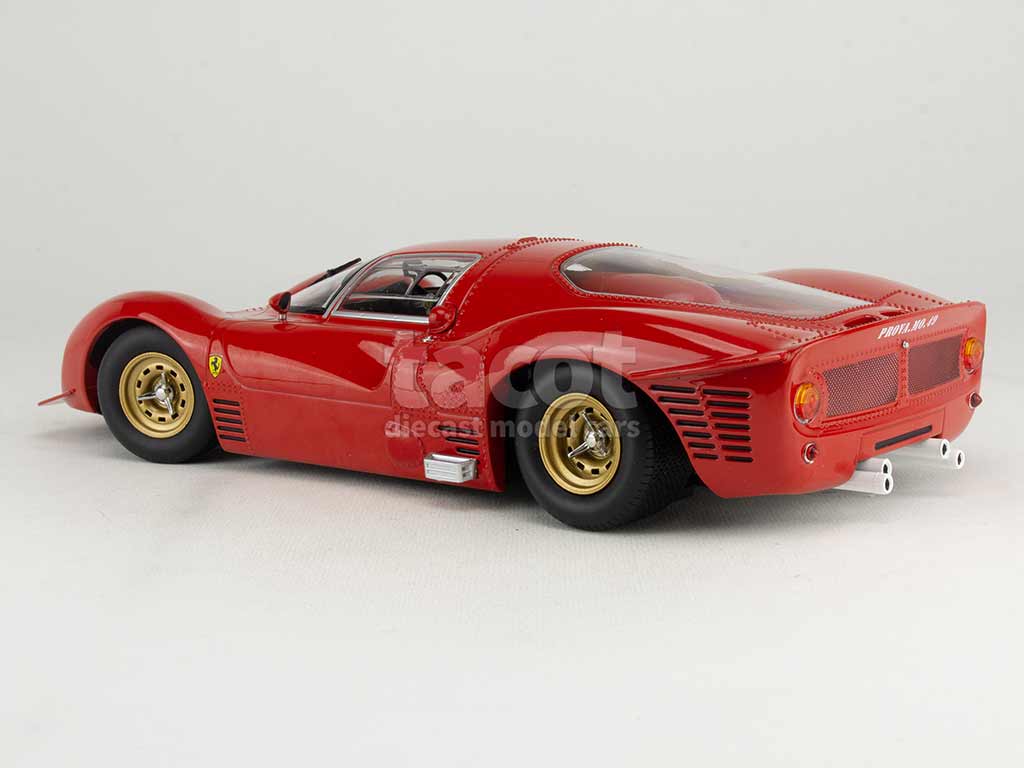 Décalcomanies Ferrari 330 P3 / 412P - Spa Francorchamps 1967 - Échelles 1:32 à 1:18