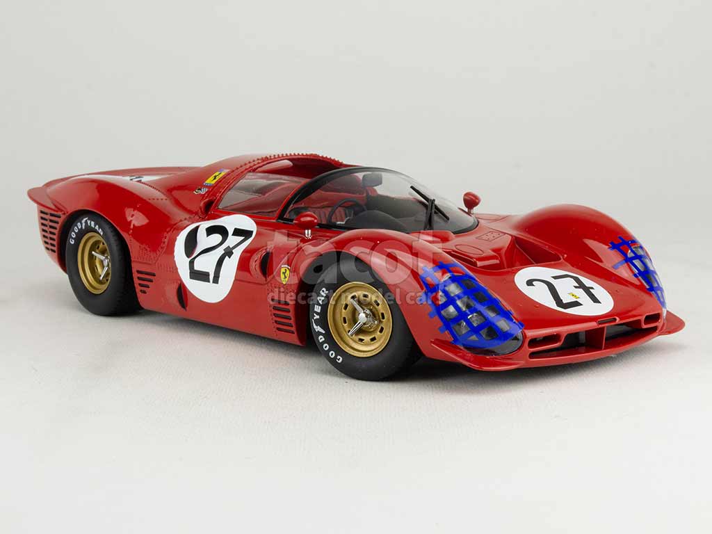 Décalcomanies Ferrari 330 P3 Le Mans 1966 - Pour Modèles 1:32, 1:43, 1:24, 1:18