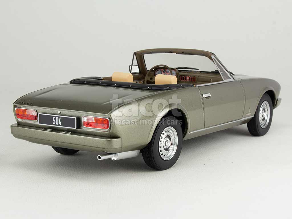 Peugeot 504 Cabriolet Rouge 1983, échelle 1/18, Cult Models, Neuve