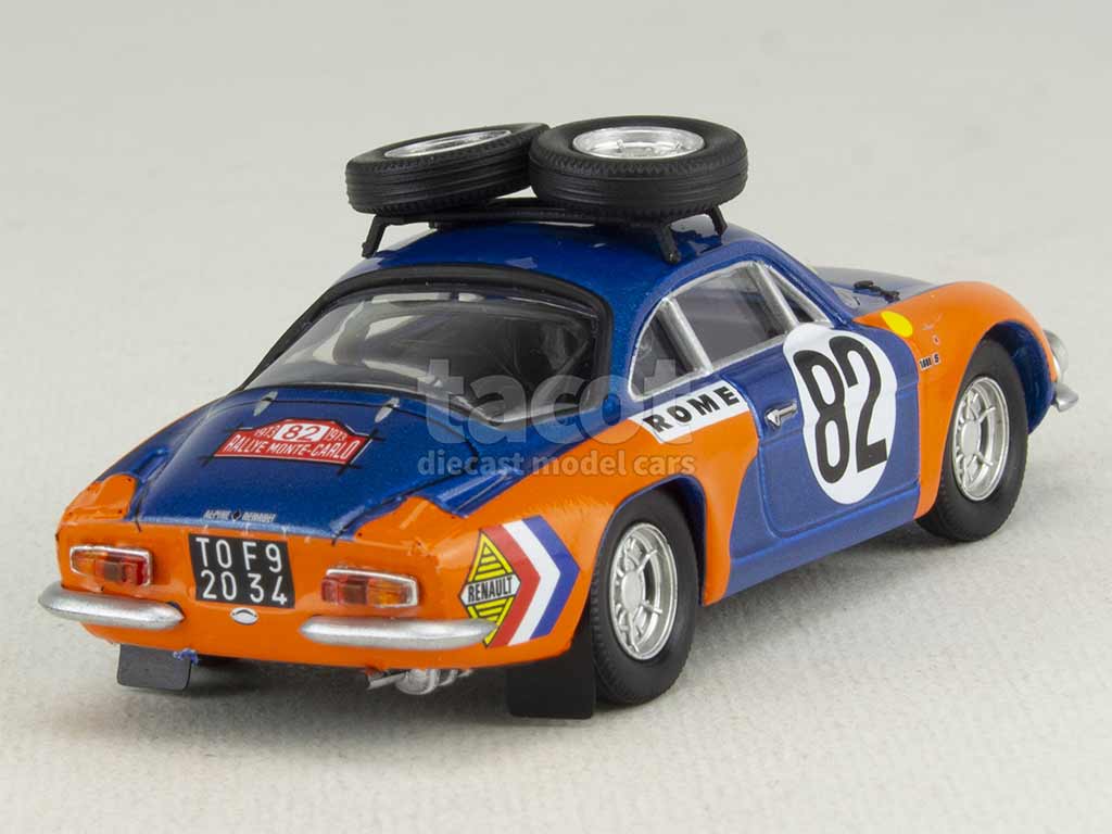 Alpine A110 Monte-Carlo 1973 Miniature Trofeu échelle 1/43