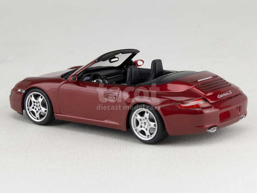 MINICHAMPS - 400063031 - PORSCHE 911 997 Carrera S Cabriolet 2005 Jaune