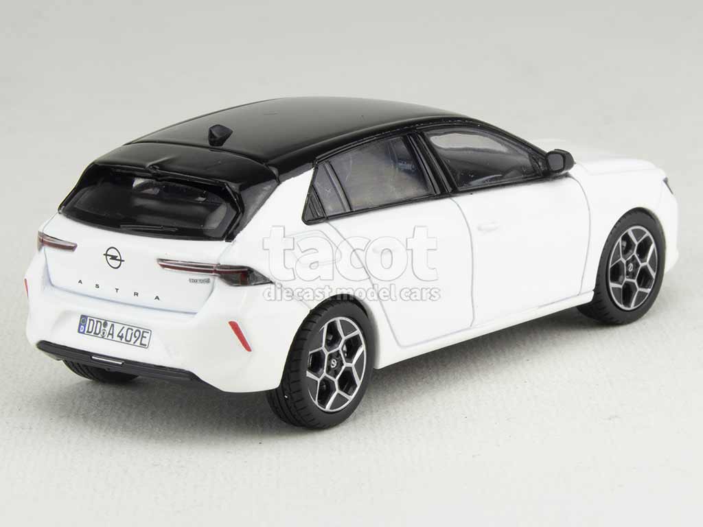 Norev 1:43 Opel Astra 2022 – Miniature Métal Blanc Arctique (Réf 360063)