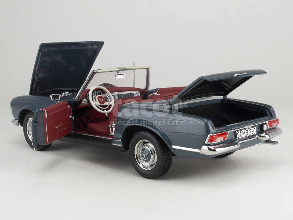 Miniature Mercedes 230 SL 1963 - NOREV échelle 1/18 - Comme Neuf Avec Boîte - Collection