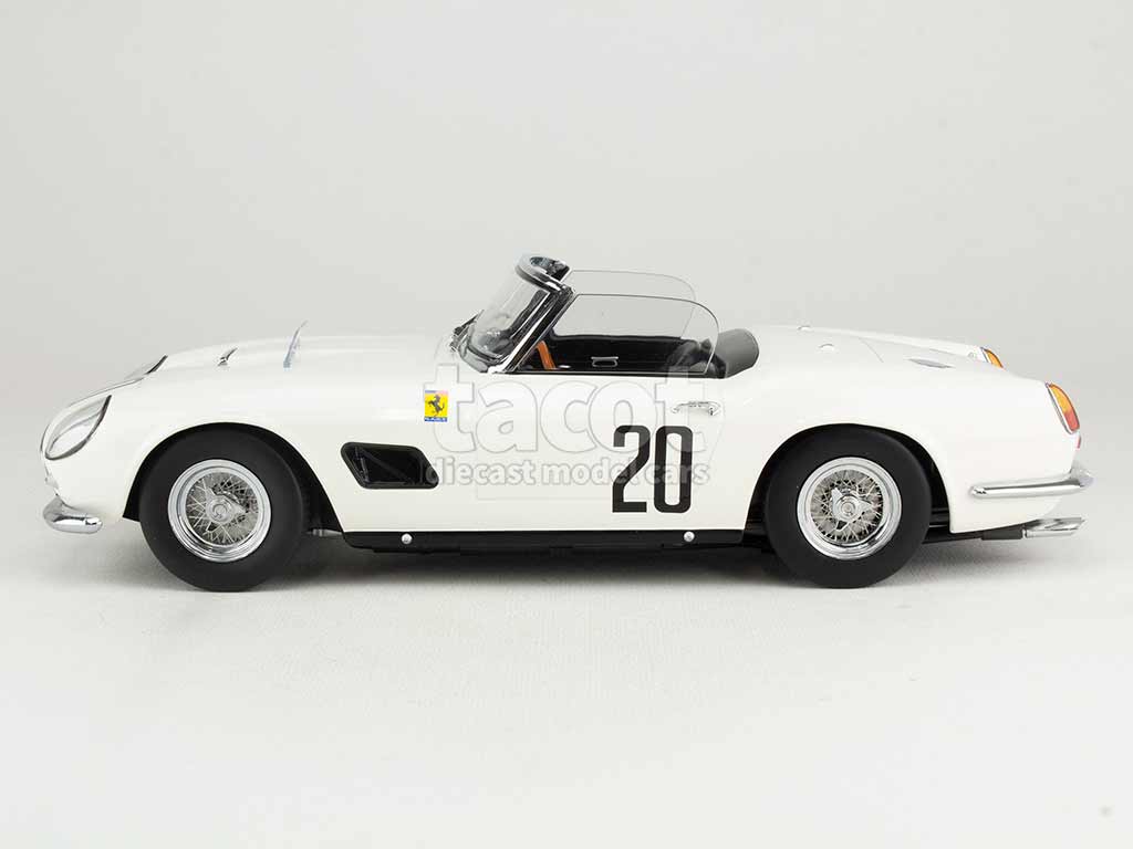 KK-SCALE 181042 – Ferrari 250 GT California Spyder 1960 – Argent – 1/18 – Prévente