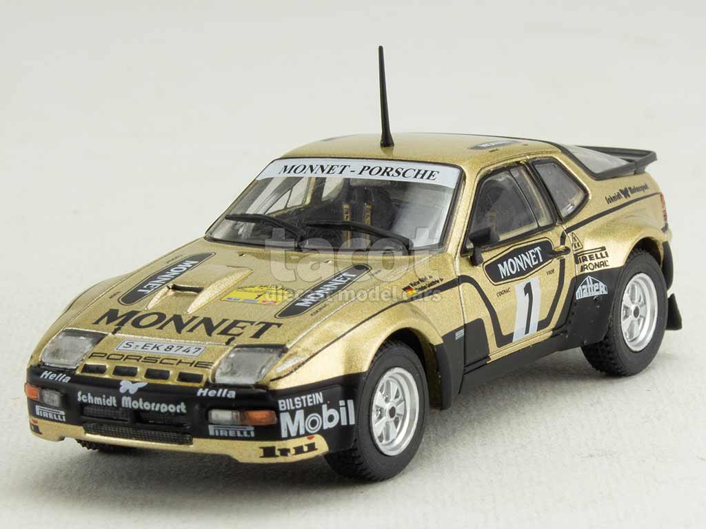 Porsche 924 Carrera GTS #1 - Rallye Antibes 1981 - Rohrl - IXO 1/43 - Neuve