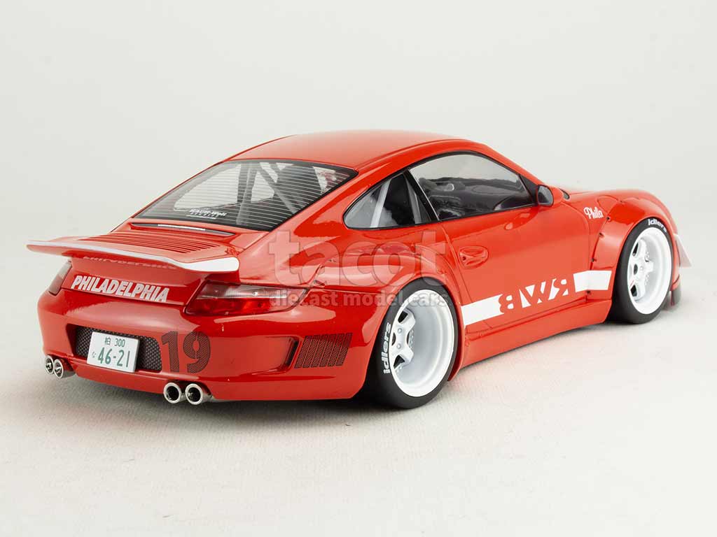 IXO Porsche 997 RWB Rouge 1/18 – Miniature Neuve, édition Limitée En Prévente