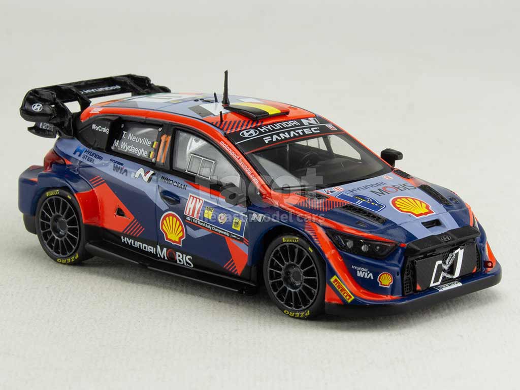 HYUNDAI I20 N N°11 WRC1 RALLYE D'EUROPE CENTRALE 2023 1/43 IXO