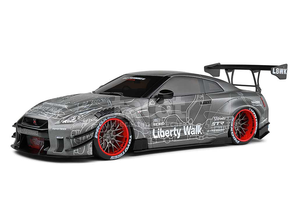 Nissan GTR R35 LB Works Body Kit Type 2 2022 - solido 1/18