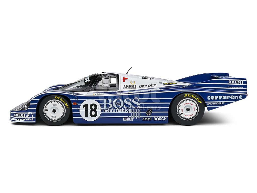 Solido 1:18 Porsche 956LH Bleu #18 – Modèle Miniature 24h Du Mans, édition LAESSIG/PLANKERHORN/Wilson, Collection