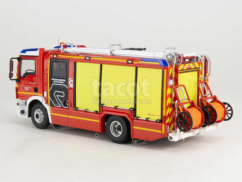 Miniature Camion de pompiers ROSENBAUER RT WIKING WIK77615 | Collect World