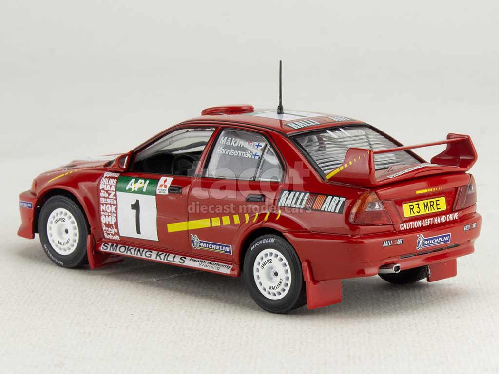 Miniature Mitsubishi Lancer Evo V Winfield 1998 – Échelle 1:43 – Occasion