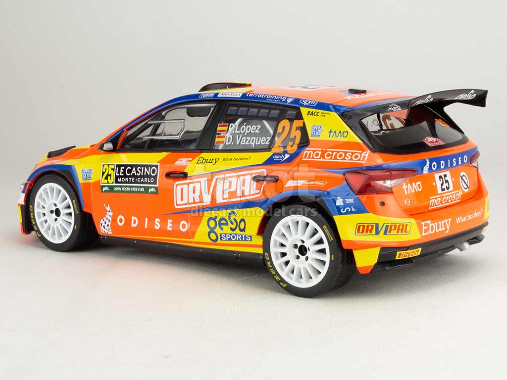 104890 Skoda Fabia Rally2 Monte-Carlo 2024