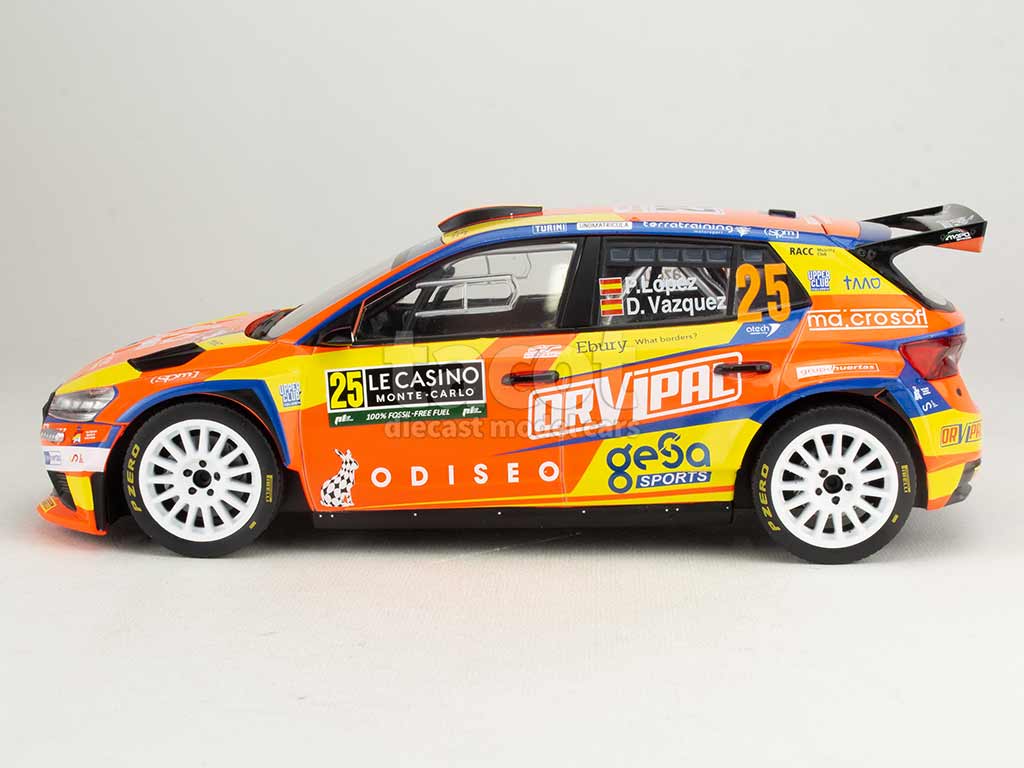 104890 Skoda Fabia Rally2 Monte-Carlo 2024